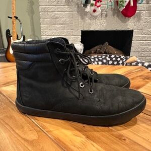 Timberland Black Lace-Up Boots